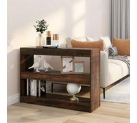 Vidaxl Book Cabinet/room Divider Smoked Oak 100X30X72 Cm