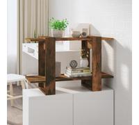 (smoked oak) vidaXL Book Cabinet/Room Divider Storage Book Shelf Furniture Multi Colours