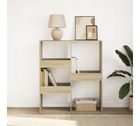 vidaXL Book Cabinet/Room Divider Sonoma Oak 100x33x115 cm
