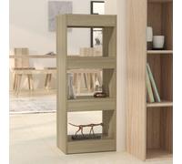 vidaXL Book Cabinet/Room Divider Sonoma Oak 40x30x103 cm Engineered Wood