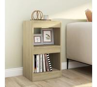 vidaXL Book Cabinet/Room Divider Sonoma Oak 40x30x72 cm