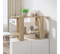 vidaXL Book Cabinet/Room Divider Sonoma Oak 80x30x51 cm UK HOT
