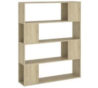 vidaXL Book Cabinet Room Divider Sonoma Oak Home Privacy Screen Storage Rack