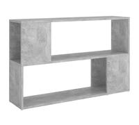 Vidaxl Book Cabinet Concrete Grey 100X24X63 Cm Engineered Wood