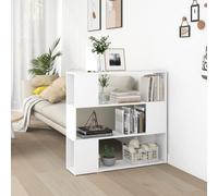 vidaXL Book Cabinet Room Divider White 100x24x94 cm