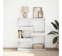 Book Cabinet/Room Divider Bookcase Storage Cabinet Bookshelf White vidaXL