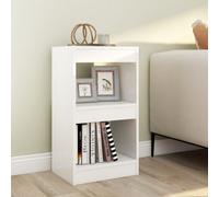 vidaXL Book Cabinet/Room Divider White 40x30x72 cm