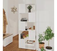 vidaXL Book Cabinet Room Divider White 60x24x155 cm Engineered Wood