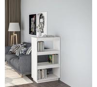 vidaXL Book Cabinet/Room Divider White 60x35x103 cm Solid Wood Pine