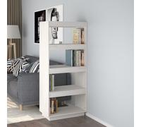 (white, 60 x 35 x 135 cm) vidaXL Solid Pinewood Book Cabinet/Room Divider Multi Colours Multi Sizes