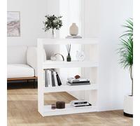 Solid Wood Pine Book Cabinet/Room Divider Rack Multi Colours/Sizes vidaXL
