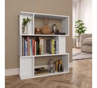 vidaXL Book Cabinet/Room Divider White 80x24x96 cm Engineered Wood