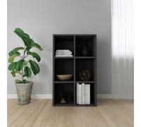 Vidaxl Book Cabinet/Sideboard Black 66X30X97.8 Cm Engineered Wood, Black