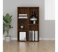 Vidaxl Book Cabinet/Sideboard Brown Oak 50X25X80 Cm Engineered Wood, Brown