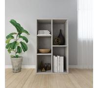 Vidaxl Book Cabinet/sideboard Concrete Grey 50X25X80 Cm Engineered Wood