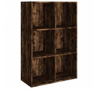 Vidaxl Book Cabinet/sideboard Smoked Oak 66X30X98 Cm Engineered Wood