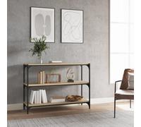 Book Cabinet Engineered Wood and Steel Media Rack Multi Colours/Sizes vidaXL