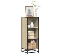 vidaXL Book Cabinet Sonoma Oak 40x35x107.5 cm Engineered Wood bookcase