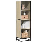 vidaXL Book Cabinet Sonoma Oak 40x35x139 cm Engineered Wood bookcase