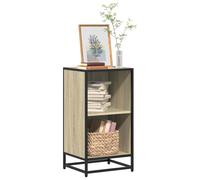 vidaXL Book Cabinet Sonoma Oak 40x35x76 cm Engineered Wood bookcase
