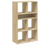 Book cabinet Sonoma oak 66x31x112 cm Engineered wood slim display shelf for home