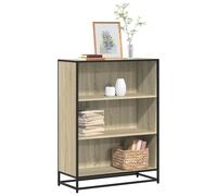 vidaXL Book Cabinet Sonoma Oak 80.5x35x107.5 cm Engineered Wood