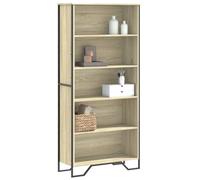 Bookcase Bookshelf Book Rack Storage Cabinet Cupboard Engineered Wood vidaXL