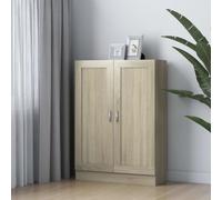 Vidaxl Book Cabinet Sonoma Oak 82.5X30.5X115 Cm Engineered Wood