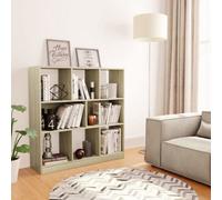 vidaXL Book Cabinet Sonoma Oak 97.5x29.5x100 cm Engineered Wood UK NEW