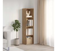 vidaXL Book Cabinet/TV Cabinet Artisan Oak 36x30x143cm Engineered Wood