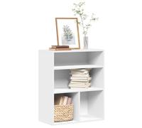vidaXL Book Cabinet White 60x30x71.5 cm Engineered Wood