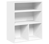vidaXL Book Cabinet White 60x30x71.5 cm Engineered Wood