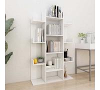 Vidaxl Book Cabinet White 86X25.5X140 Cm Engineered Wood Book Cabinets