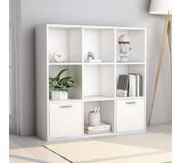 Book Cabinet Bookcase Shelving Display Unit with Doors Standing Storage Rack