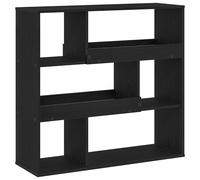 vidaXL Book Shelf 4-Tier 100 x 33 x 94.5 cm Engineered Wood Black Oak, Modern Li