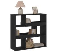 vidaXL Book Shelf Black Oak 100 x 33 x 94.5 cm Engineered Wood, Living Room, Rectangular, Modern, Ample Storage, Elegant Design, Comfortable Seating, Functional Layout, Inviting Atmosphere