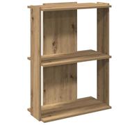 vidaXL Bookcase 3-Tier Artisan Oak 60x30x80 cm Engineered Wood bookshelf