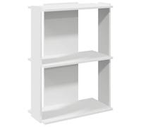 vidaXL Bookcase 3-Tier White 60x30x80 cm Engineered Wood