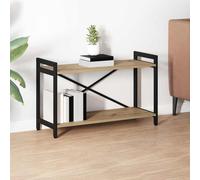 vidaXL Bookcase Artisan oak 80 x 30 x 48.5 cm Engineered wood