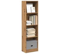 Vidaxl Bookcase Artisian Oak 40X24X143 Cm Engineered Wood
