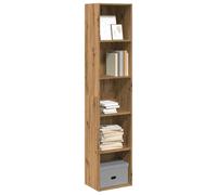 vidaXL Bookcase Artisian Oak 40x30x189 cm Engineered Wood
