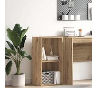 vidaXL Bookcase Artisian Oak 40x30x77 cm Engineered Wood