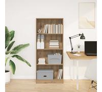 Vidaxl Bookcase Artisian Oak 60X24X143 Cm Engineered Wood