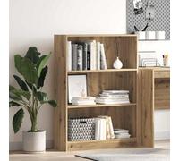 Vidaxl Bookcase Artisian Oak 80X24X109 Cm Engineered Wood