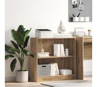 vidaXL Bookcase Artisian Oak 80x24x76 cm Engineered Wood