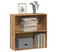 vidaXL Bookcase Artisian Oak 80x30x77 cm Engineered Wood