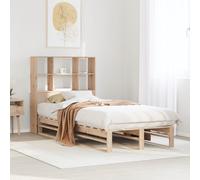 vidaXL Bookcase Bed without Mattress 90x200 cm Solid Wood