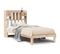 vidaXL Bookcase Bed without Mattress Home Bed Base 100x200cm Solid Wood Pine