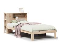vidaXL Bookcase Bed without Mattress Home Bed Base 90x200cm Solid Wood Pine