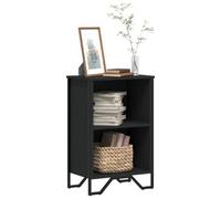 Vidaxl Bookcase Black 50X31X74.5 Cm Engineered Wood